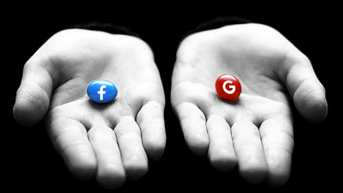 facebook_google Differenze tra Facebook e Google